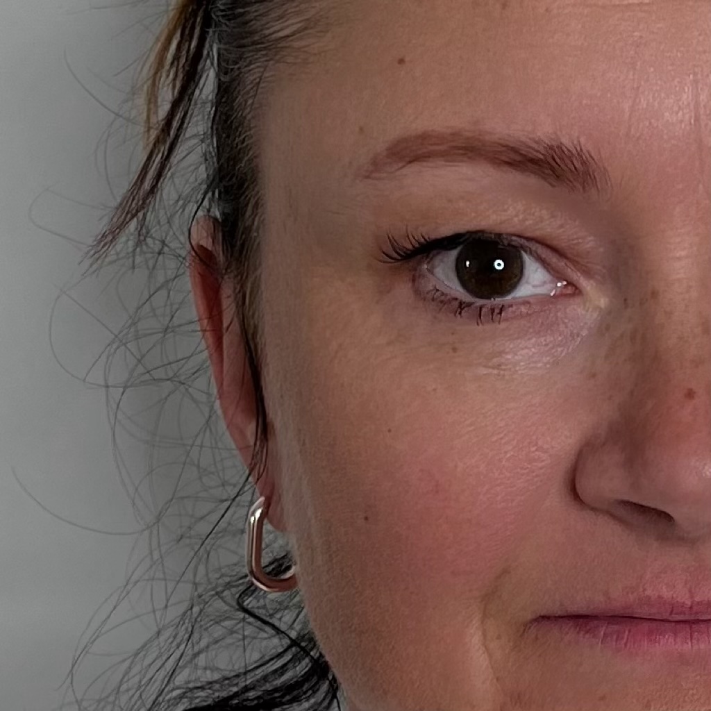 nano brows before half face